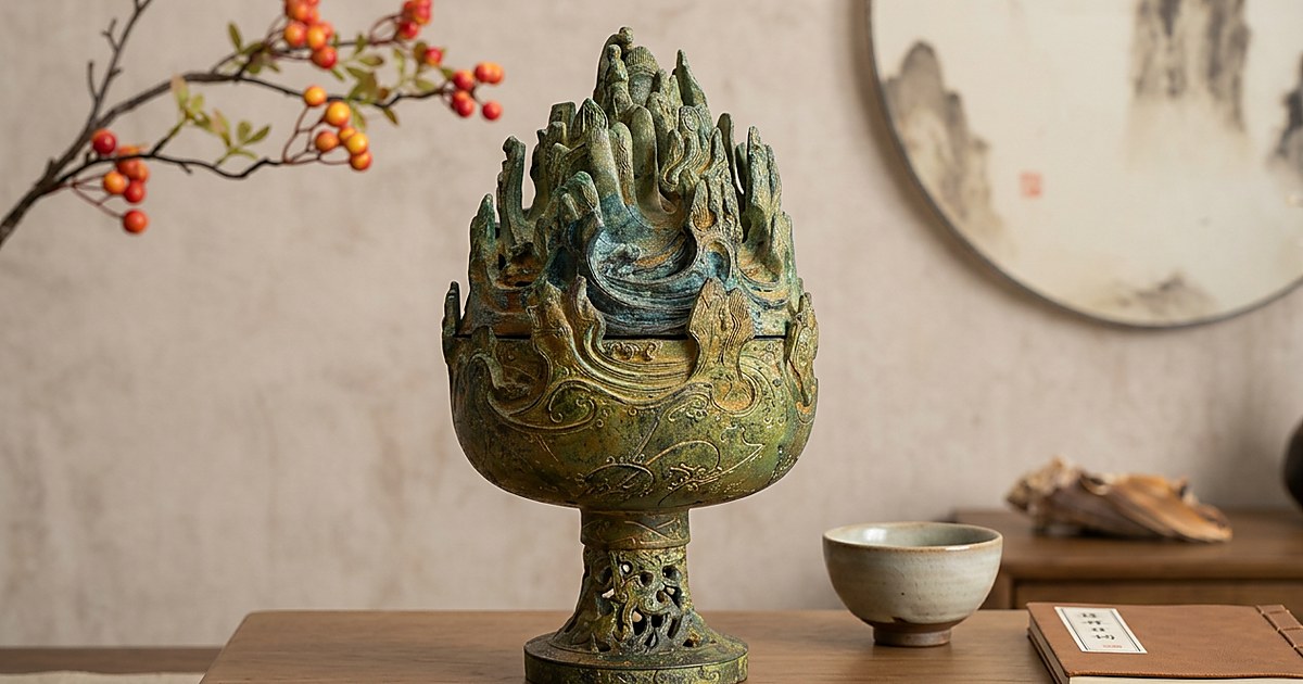 Modern bronze cultural objects reviewed for hospitality interior selection
