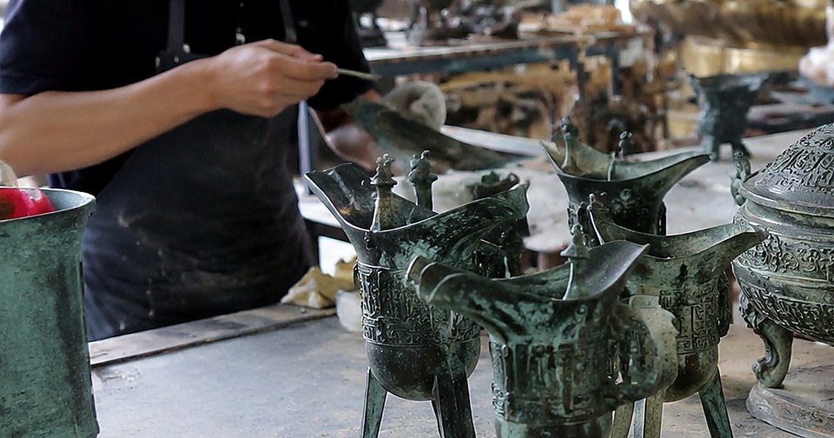 CCLYF workshop and sourcing context, not a Chinese bronze mirror product photo